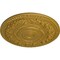 Ekena Millwork Rose Ceiling Medallion (Fits Canopies up to 13 1/2"), Hnd-Painted Pharaohs Gold, 33 7/8"OD x 2 3/8"P CM33ROPGS - alternate 2